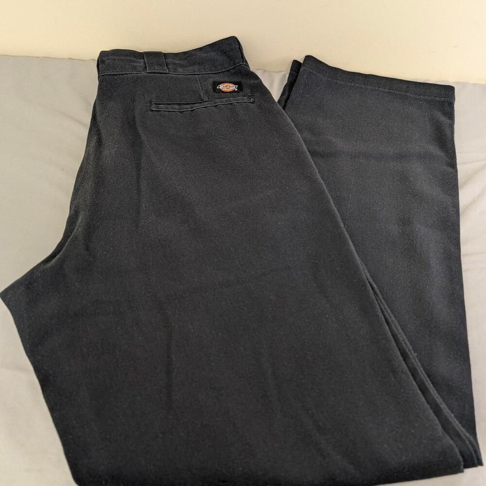 Dickies Men's Black and Grey Trousers